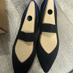 Rothy's black The Point Mary Jane